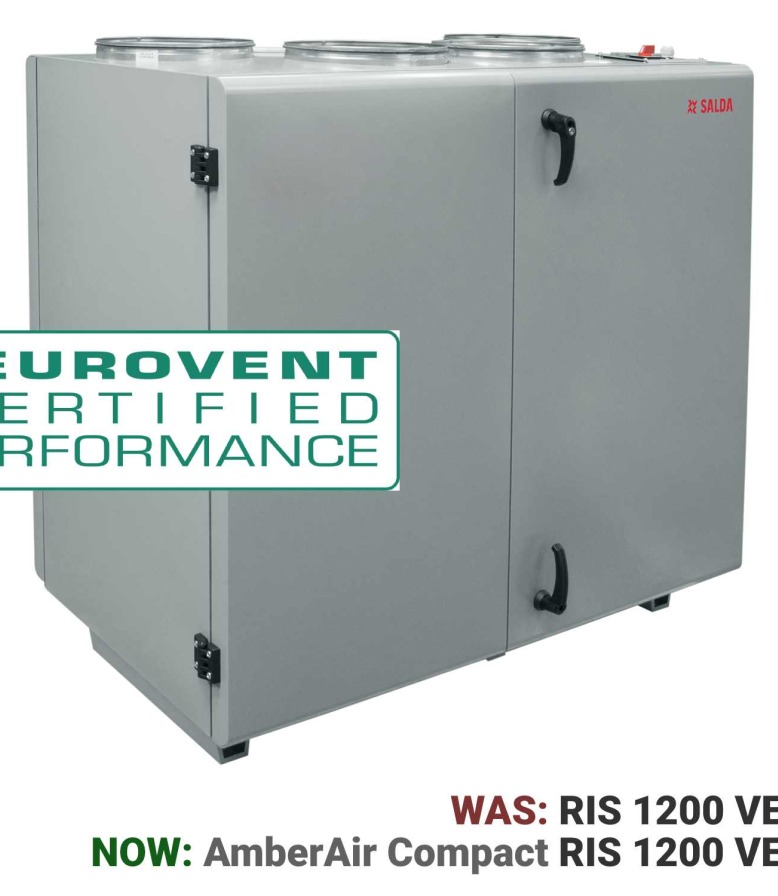 Eurovent Certifies RIS, RIRS, and VEKA INT EKO Products, Expanding the AmberAir Compact Family